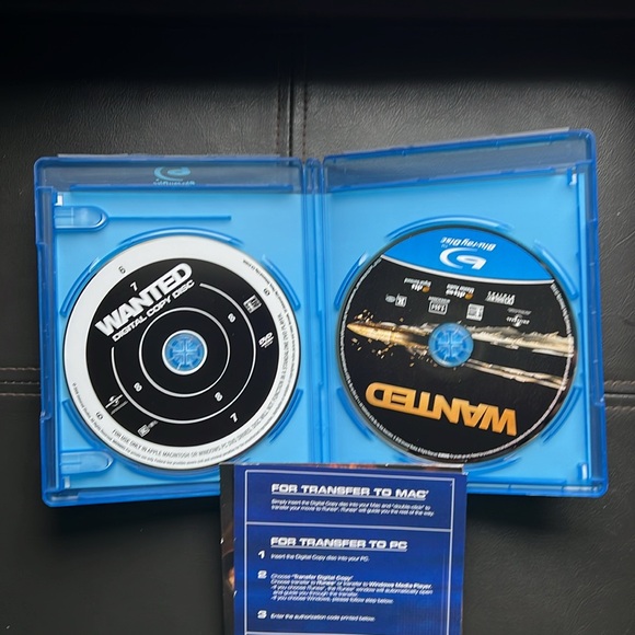 Wanted Movie Angelina Jolie Action Two Discs Blu-Ray Digital - Picture 3 of 3